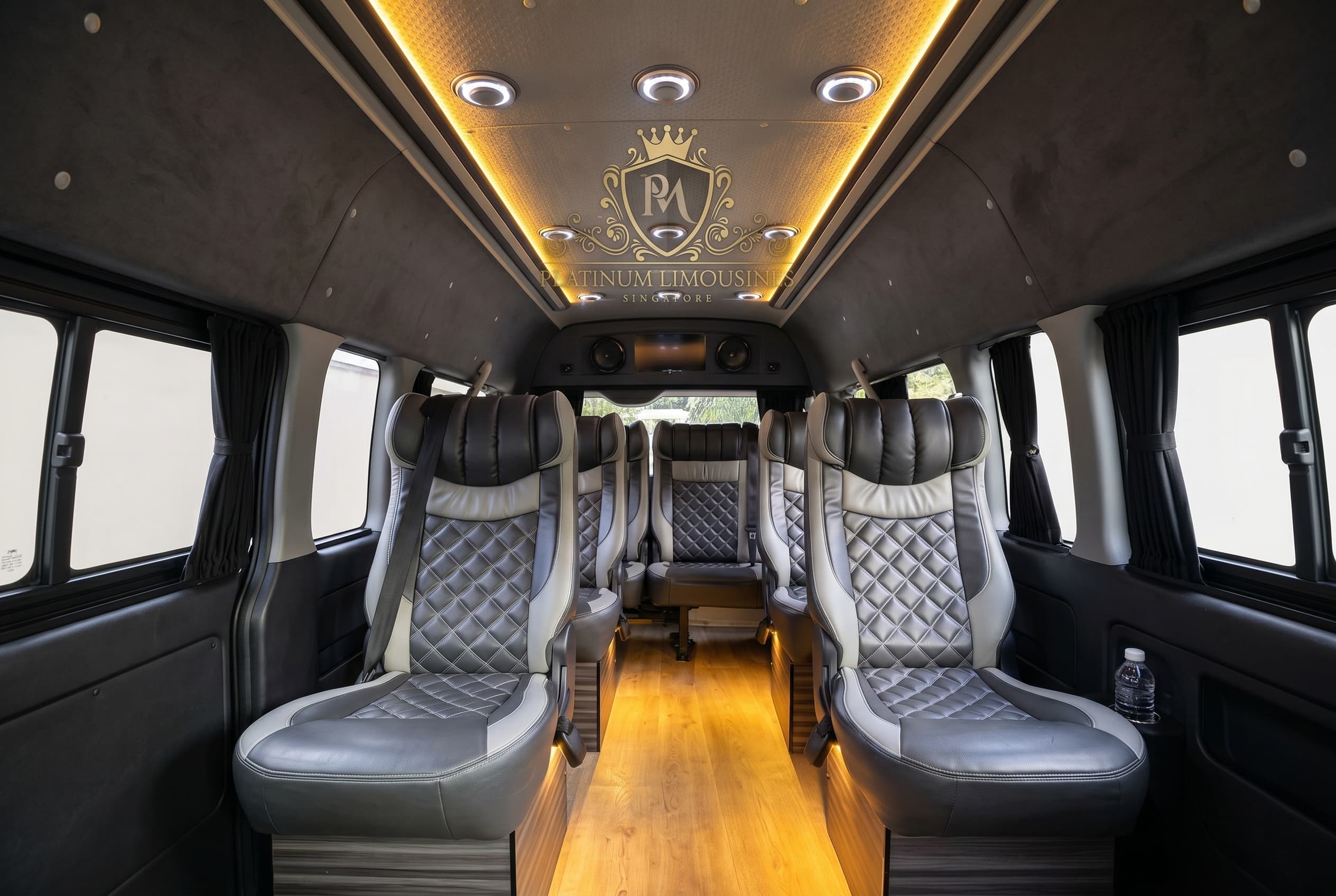 VIP 9/13-seater minibus custom interior